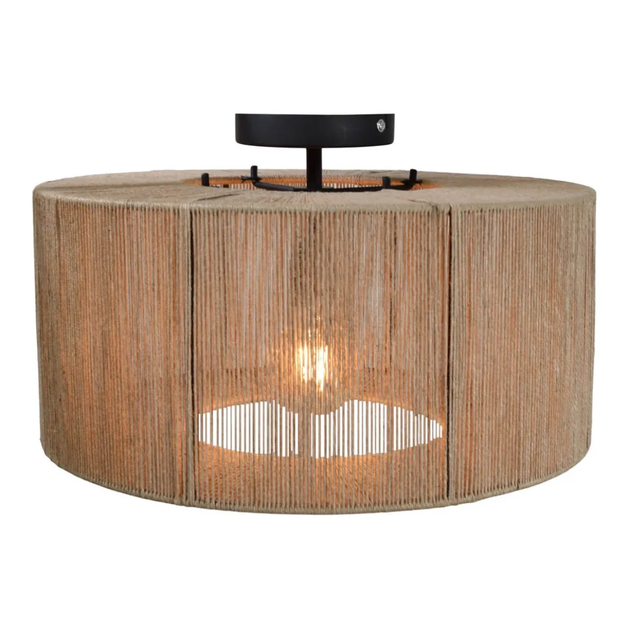 Plafondlamp Max trommel Ø45 cm naturel