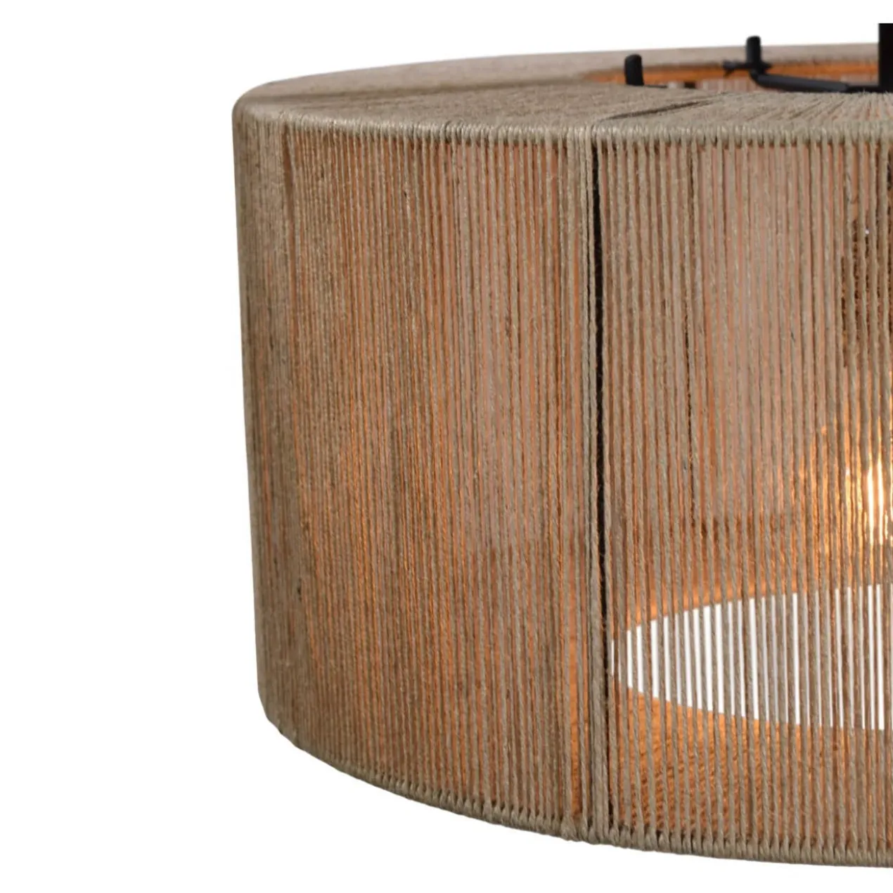 Plafondlamp Max trommel Ø45 cm naturel