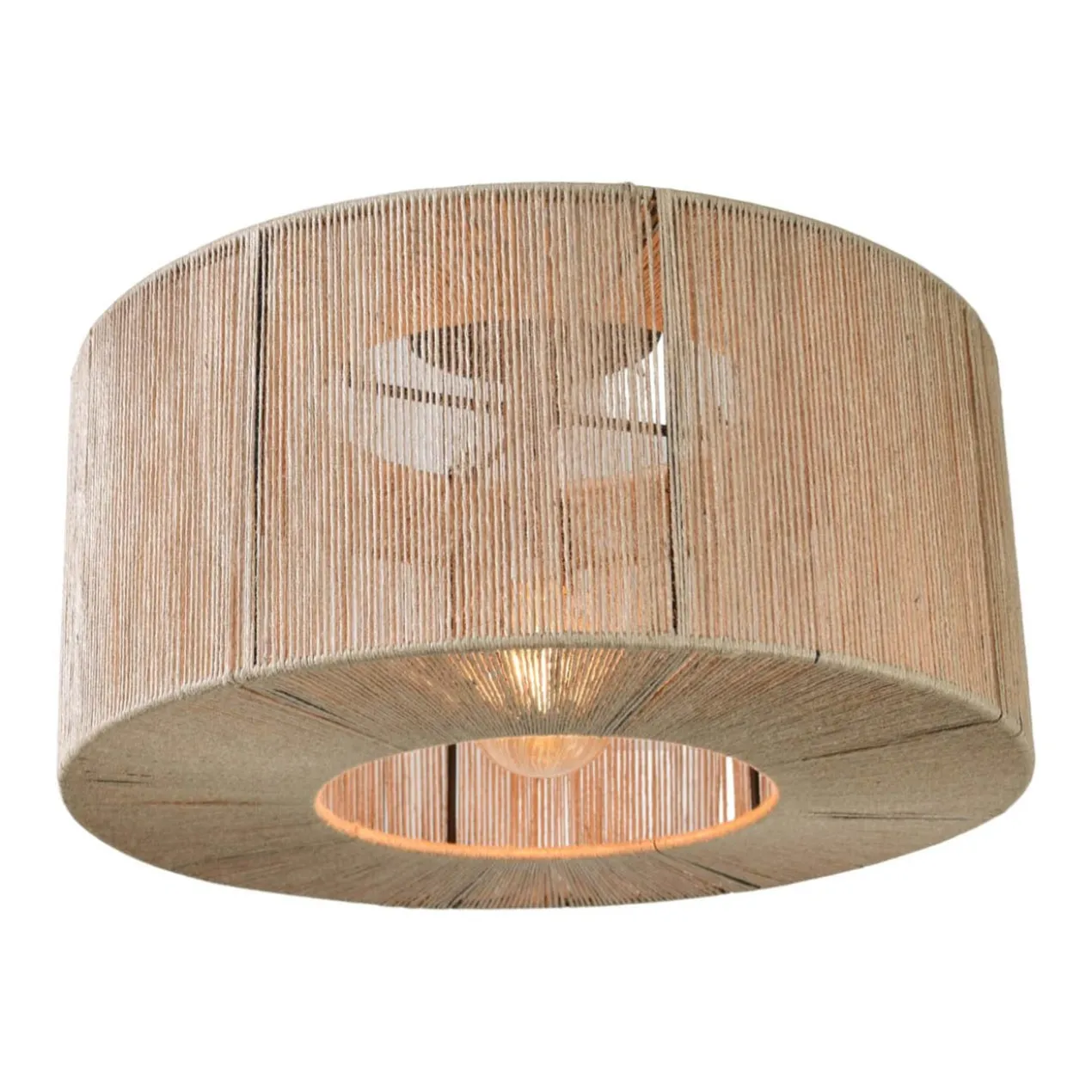 Plafondlamp Max trommel Ø45 cm naturel
