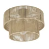 Plafondlamp Morris jute naturel Ø45 cm