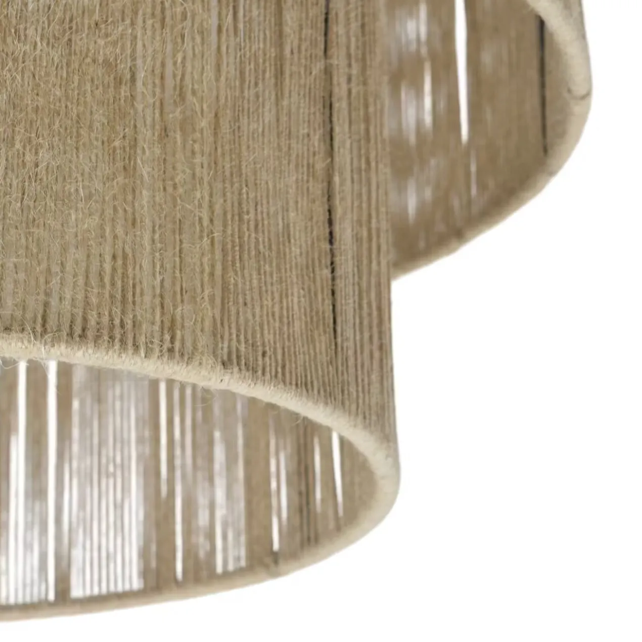 Plafondlamp Morris jute naturel Ø45 cm