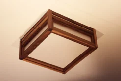Plafondlamp Sendai walnut