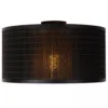 Plafondlamp Tagalog Ø40 cm zwart bamboe