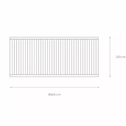 Plafondlamp Tagalog Ø40 cm zwart bamboe