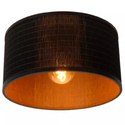 Plafondlamp Tagalog Ø40 cm zwart bamboe
