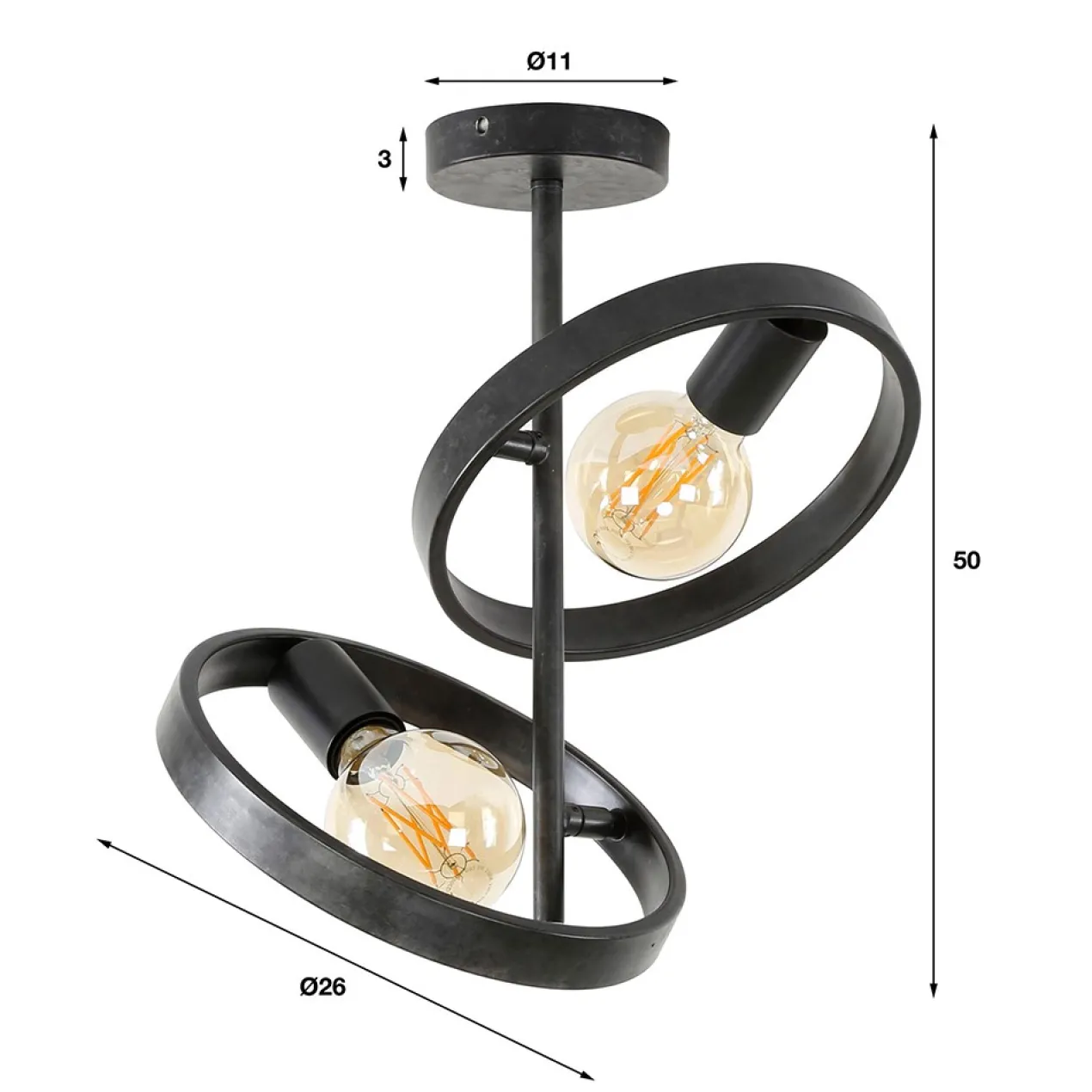 Plafondlamp Ufo
