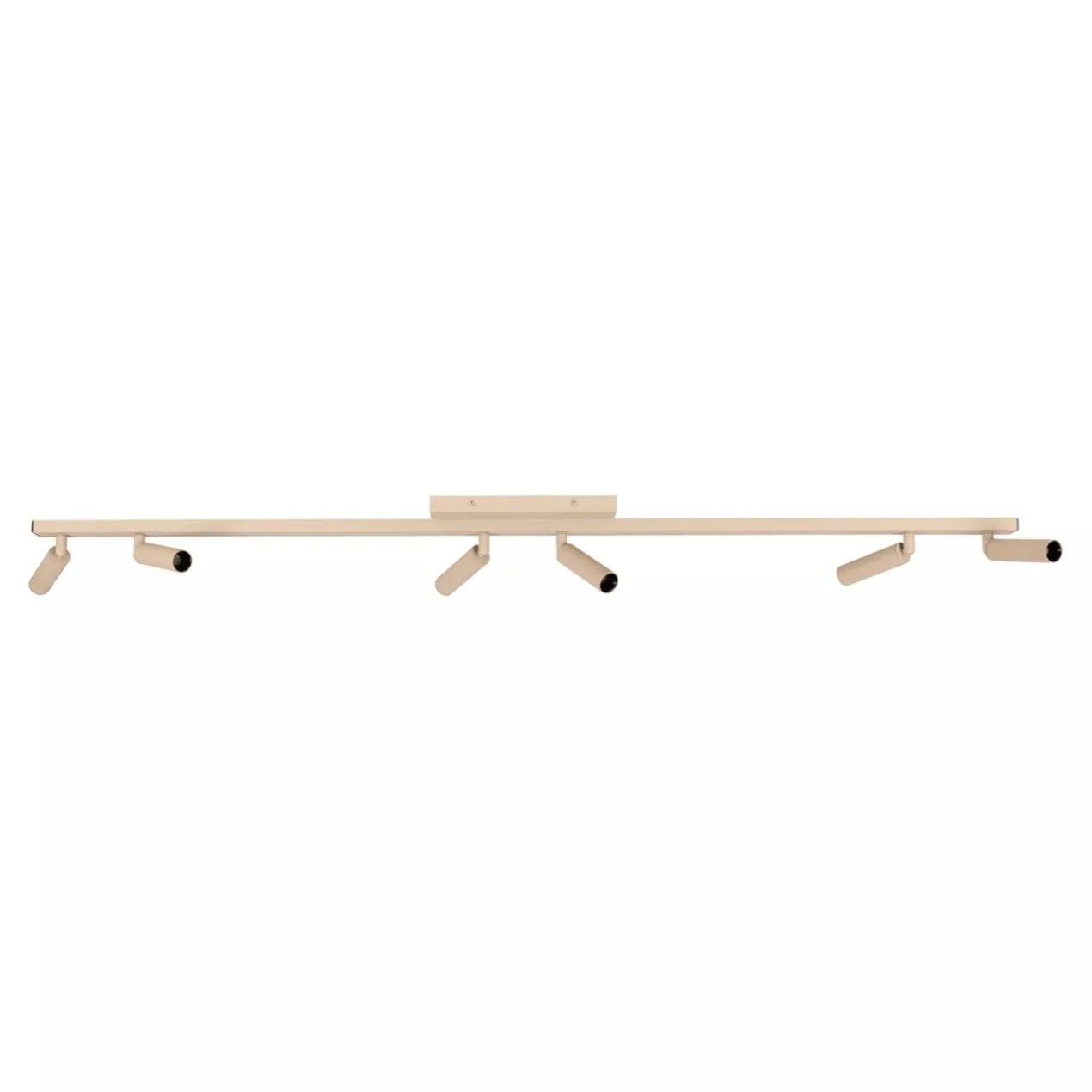 Plafondspot Keoni 6-lichts taupe