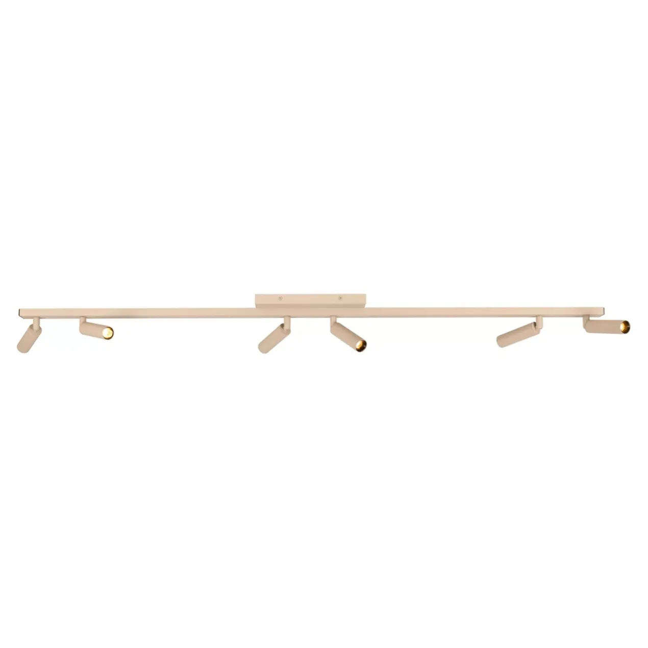 Plafondspot Keoni 6-lichts taupe