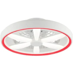 Plafondventilator Gaiano – RGB Licht - Wit