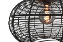 Plafonniere Alto zwart large Ø 50 cm, H 36 cm