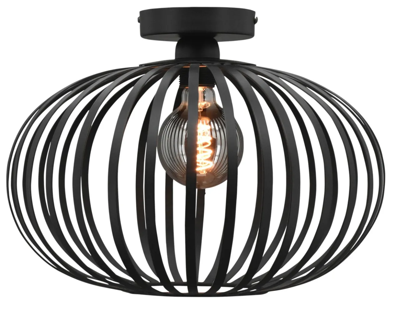 Plafonniere Lido medium black