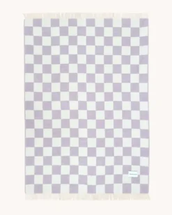 Plaid Checkerboard lila wit