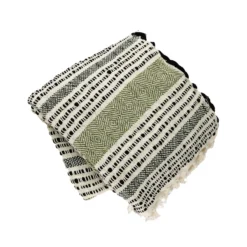 Plaid katoenmix Olive