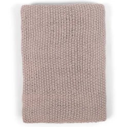 Plaid Kay taupe 170x130 cm
