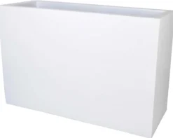 Plantenbak Chicago S on wheels white L100 x B40 x H80cm