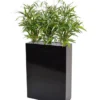 Plantenbak South Dakota shiny black L56 x B23 x H76 cm