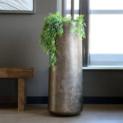 Plantenpot Bangkok dark rustic Ø38 x H100 cm