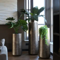 Plantenpot Bangkok dark rustic Ø38 x H80 cm