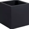 Plantenpot El Salvador black L40 x B40 x H40cm