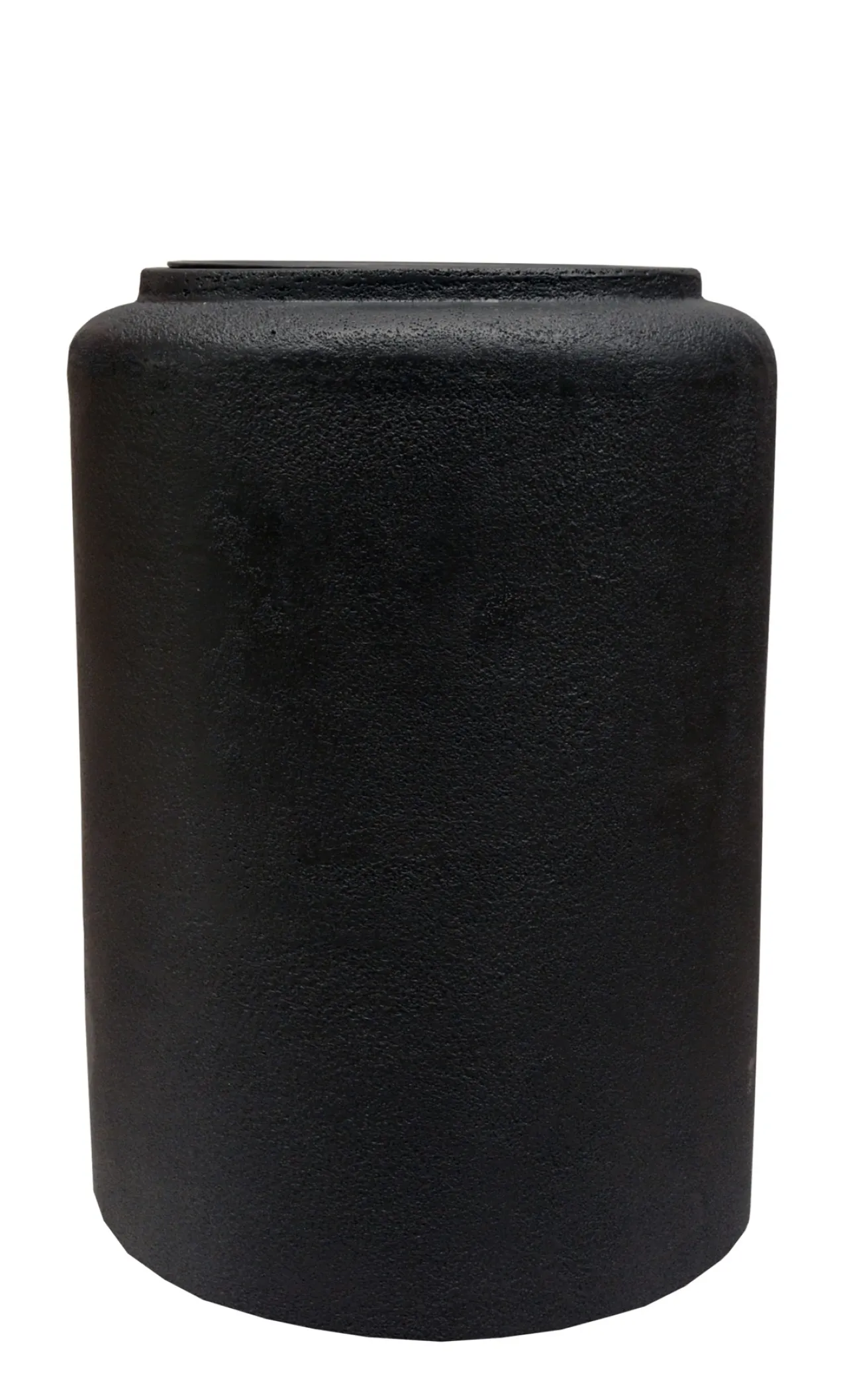 Plantenpot Horsens S rough black Ø37 x H50 cm