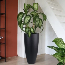 Plantenpot Kentucky L black Ø47 x H100 cm