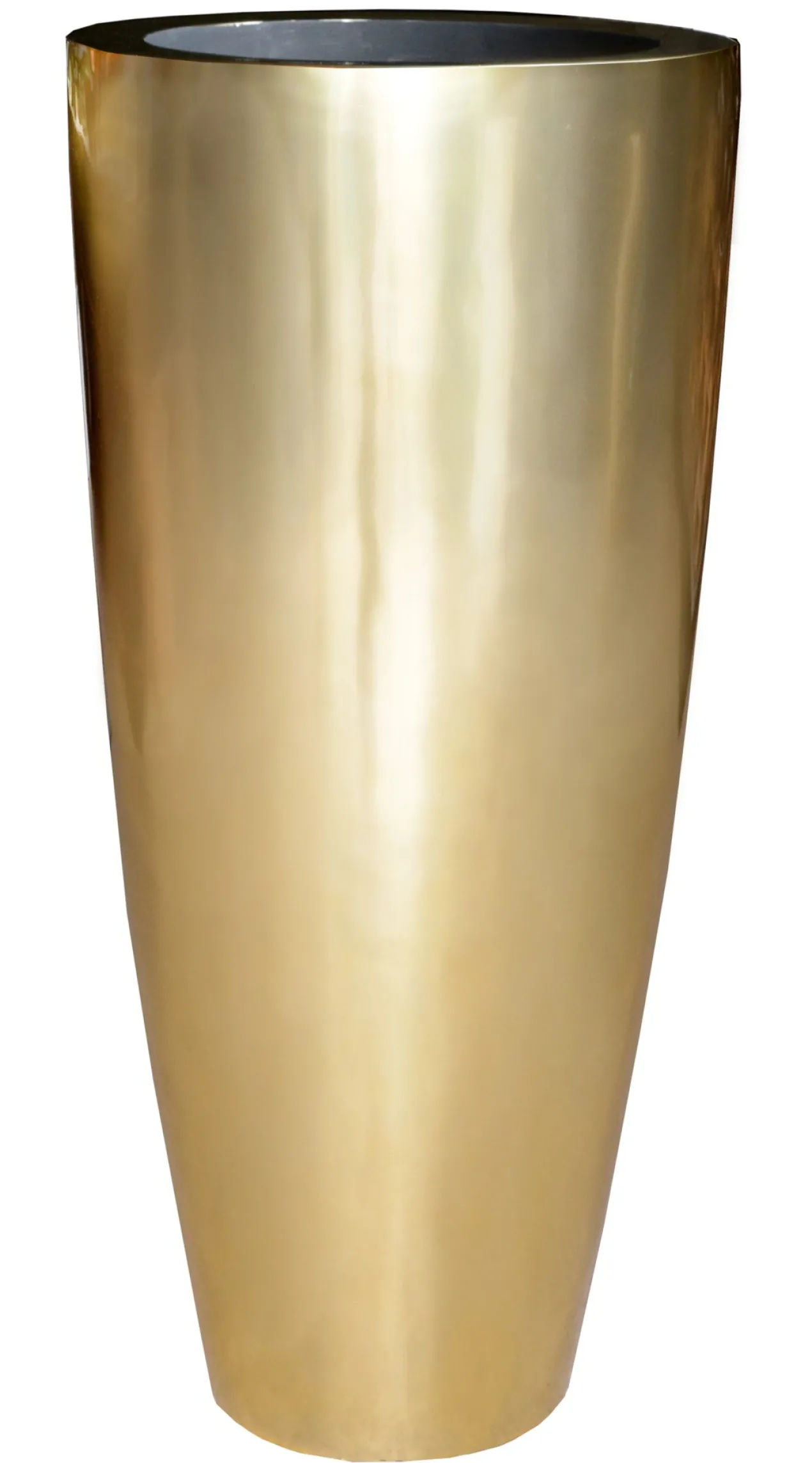 Plantenpot Kentucky L gold Ø47 x 100 cm