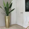Plantenpot Kentucky S gold Ø37 x H80 cm