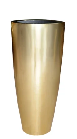 Plantenpot Kentucky S gold Ø37 x H80 cm