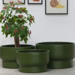 Plantenpot Nyborg S green Ø54 x H32cm