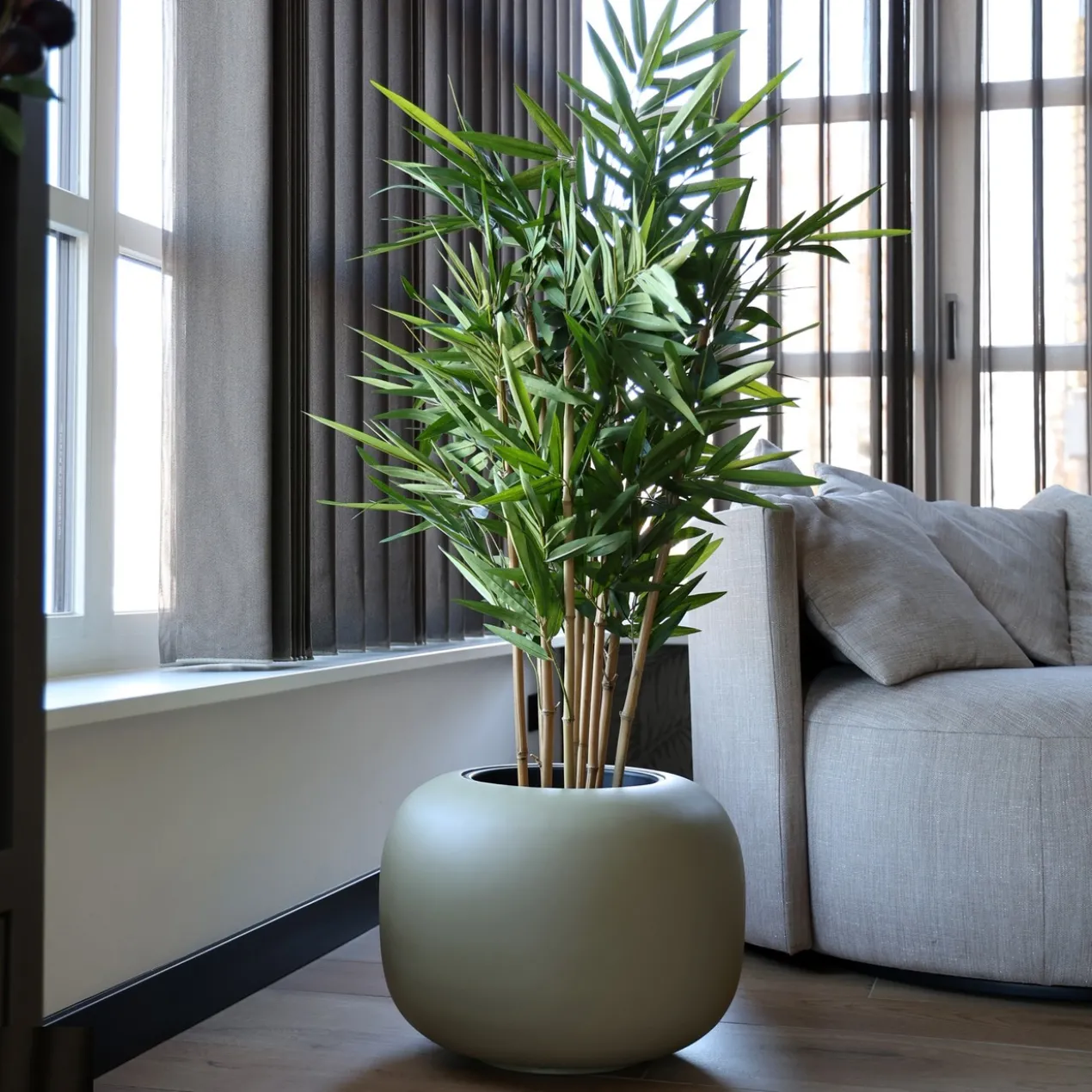 Plantenpot Phuket Ø45,5 cm pebble grey