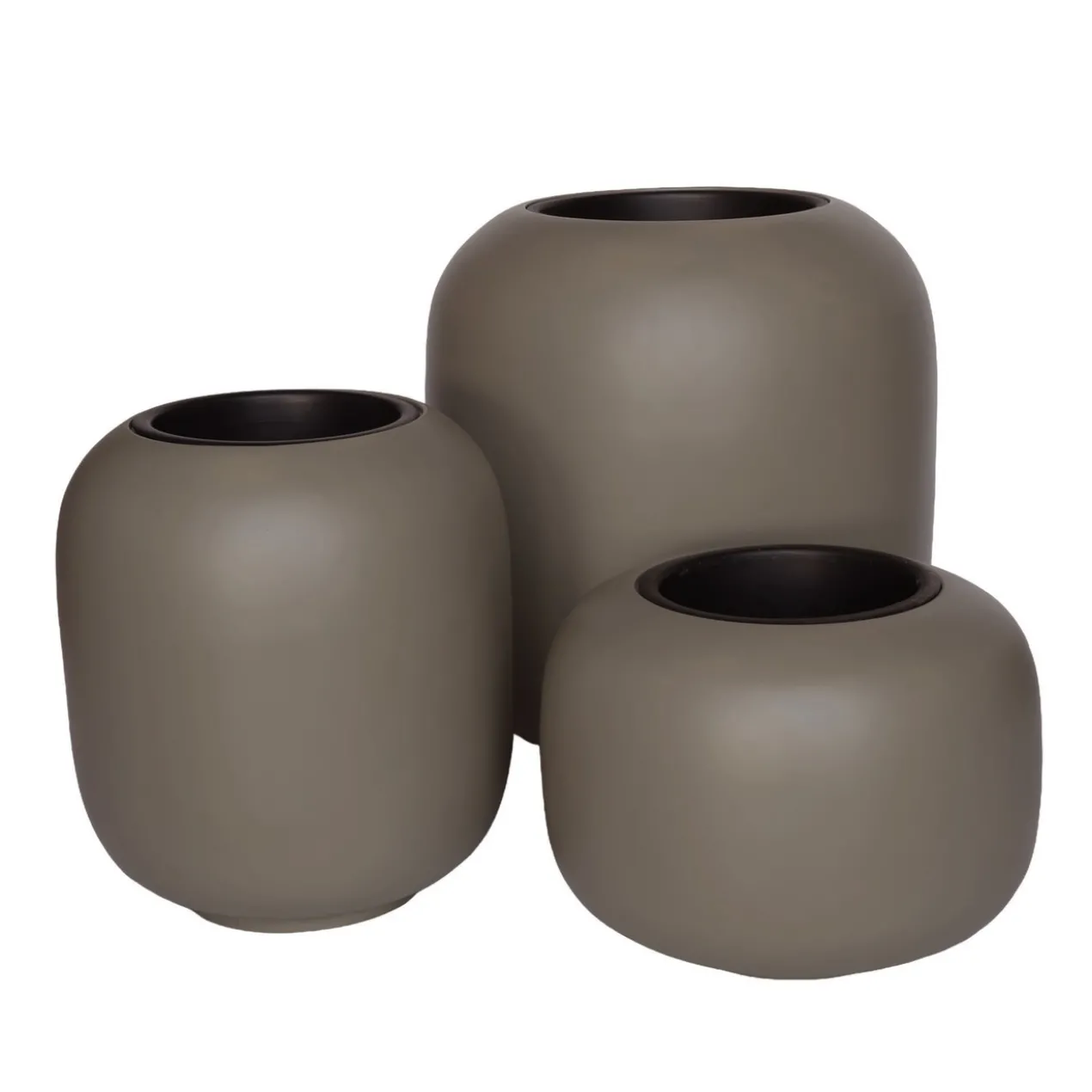 Plantenpot Phuket Ø34,5 cm taupe