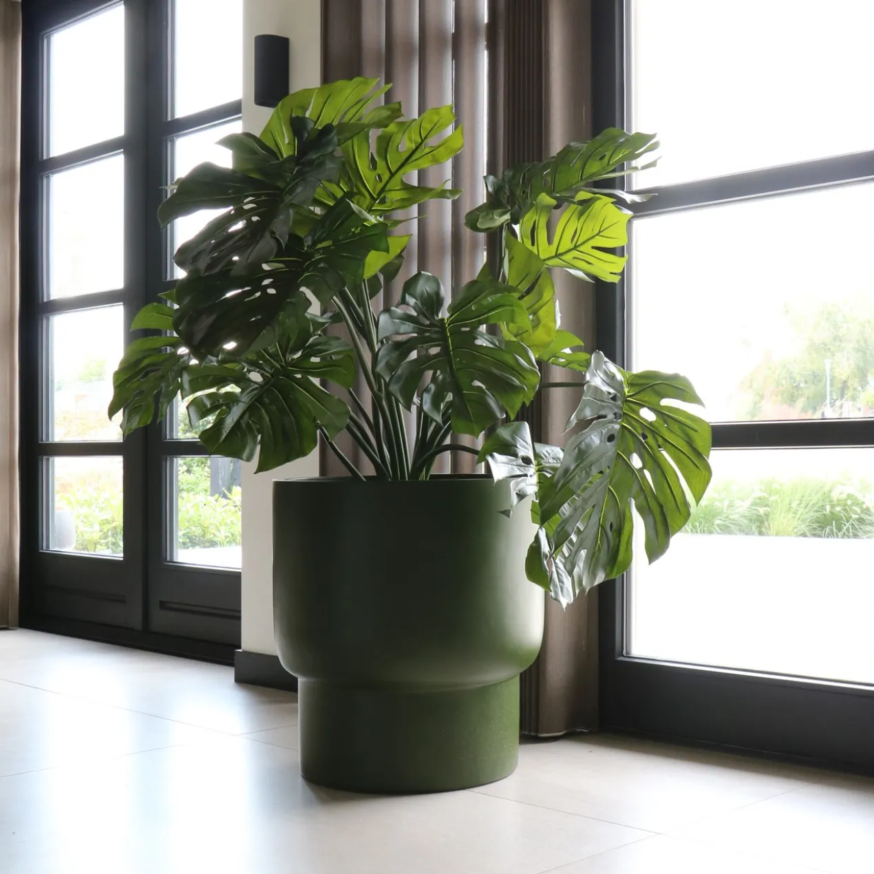 Plantenpot Roskilde M green Ø45 x H50cm