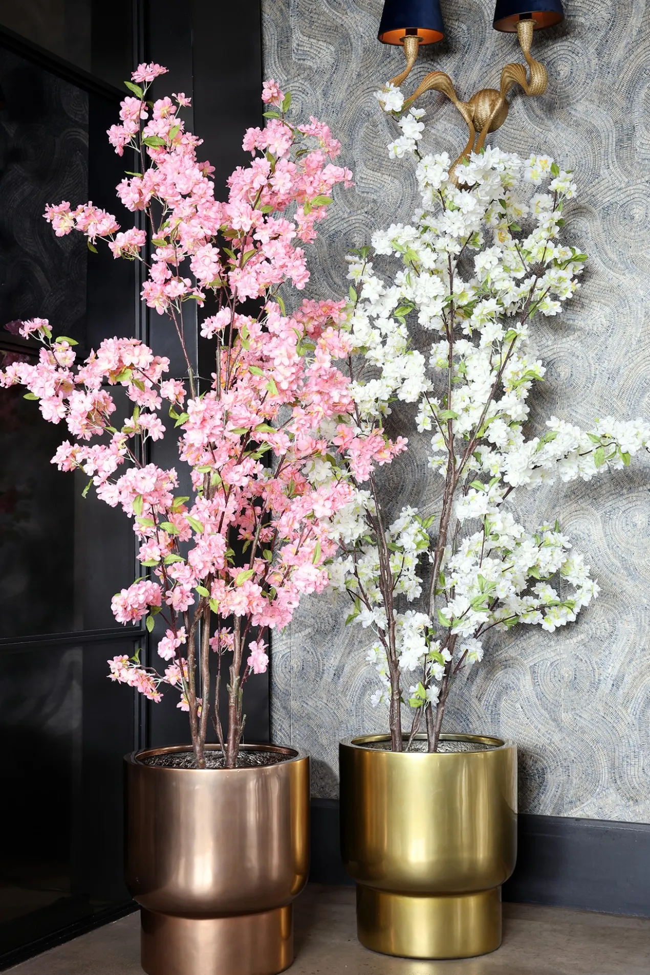 Plantenpot Roskilde S gold Ø37 x H40cm