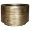 Plantenpot Uyuni L Ø80 cm aged brass