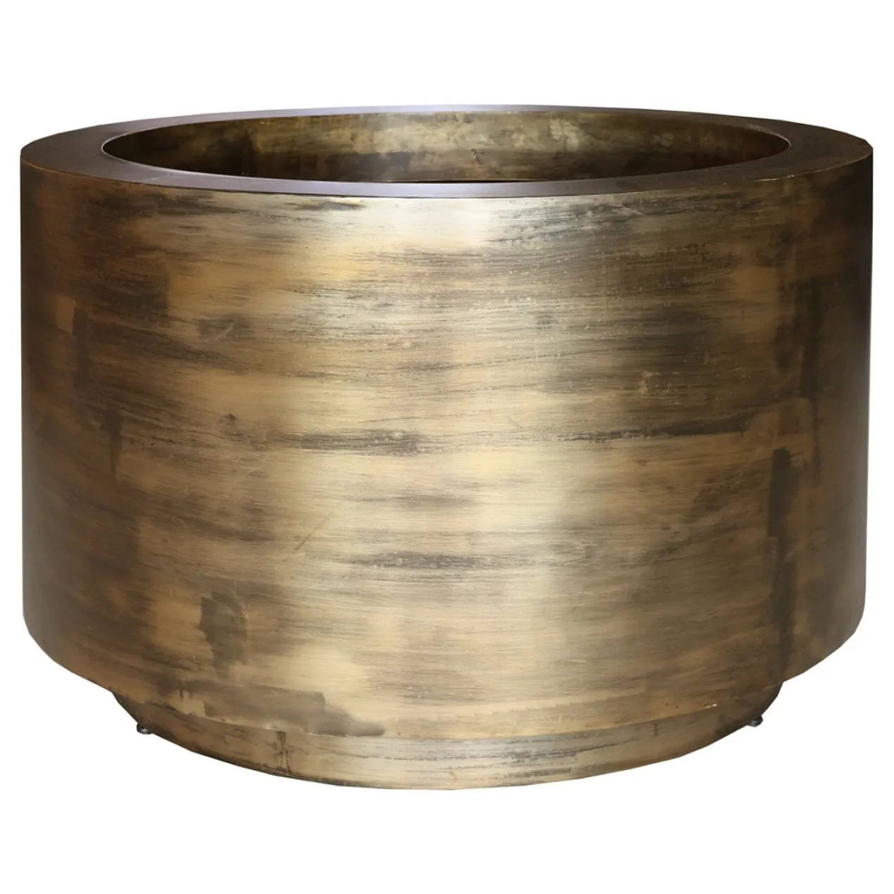 Plantenpot Uyuni L Ø80 cm aged brass