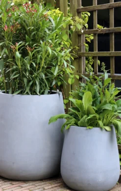 Plantenpot Vermont grey Ø66 x H67 cm