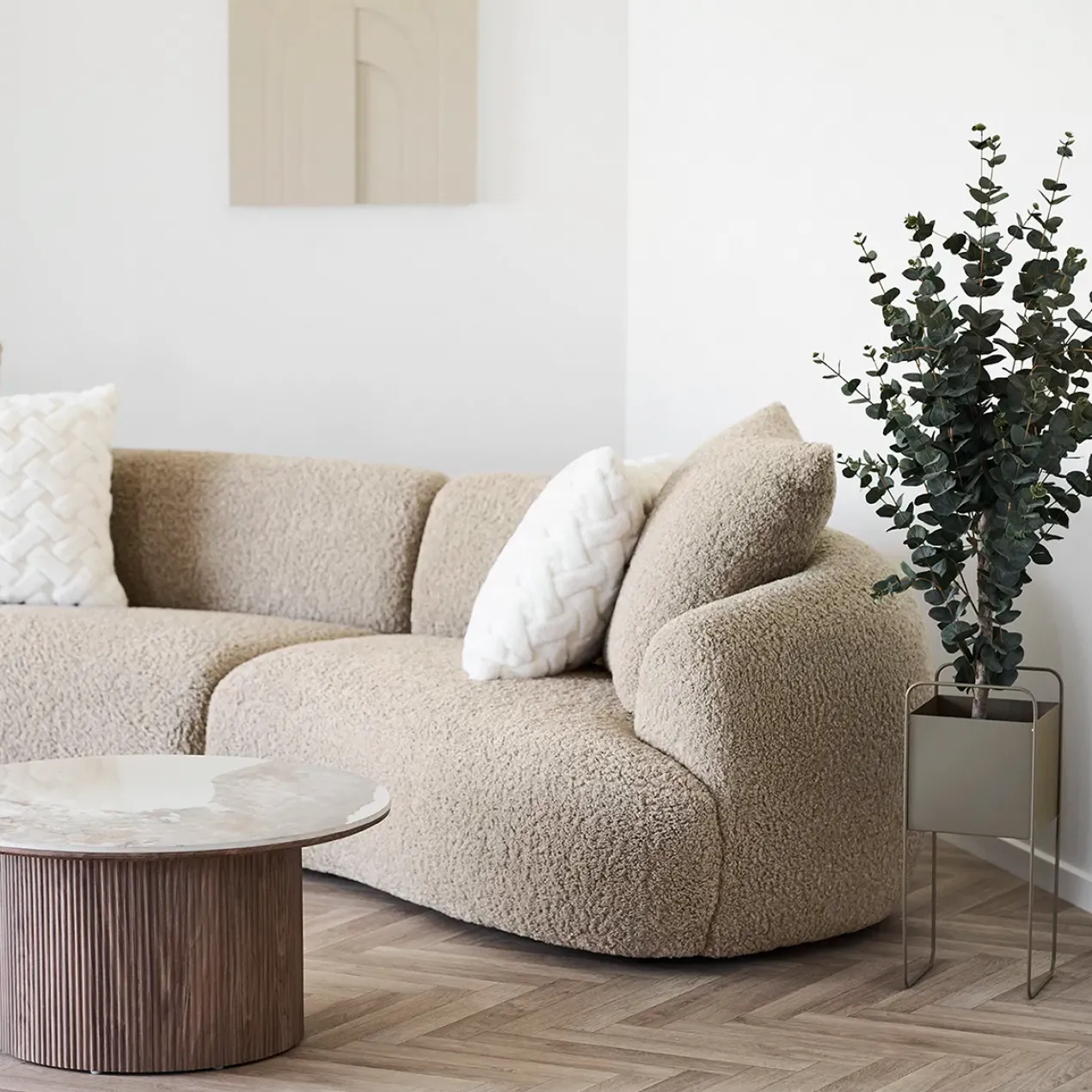Plantenstandaard Emelie bruin