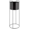 Plant pot set Essence round iron black
