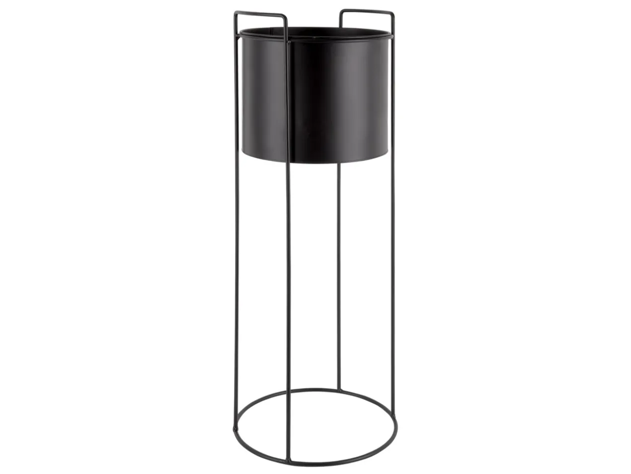 Plant pot set Essence round iron black