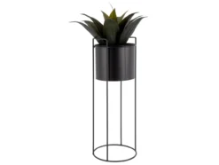 Plant pot set Essence round iron black