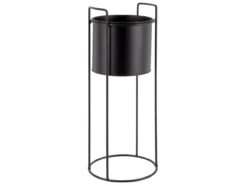 Plant pot set Essence round iron black