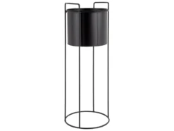 Plant pot set Essence round iron black