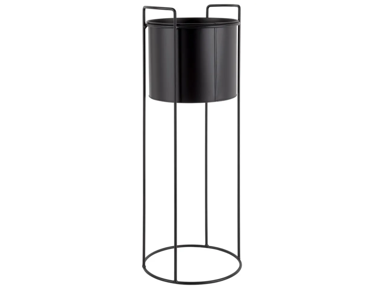 Plant pot set Essence round iron black