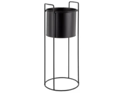 Plant pot set Essence round iron black