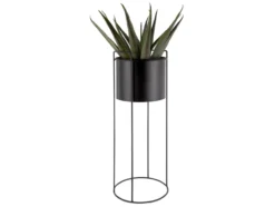 Plant pot set Essence round iron black