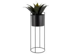 Plant pot set Essence round iron black
