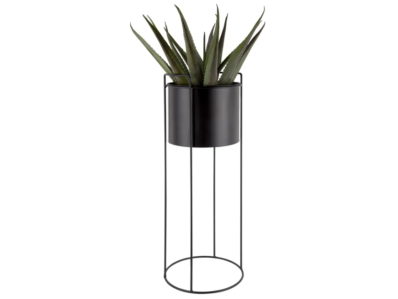 Plant pot set Essence round iron black