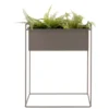Plant pot set Essence straight iron moss green