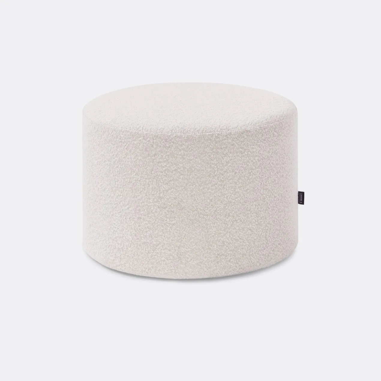 Poef Bouclé naturel Ø56 cm