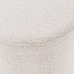 Poef Bouclé naturel Ø56 cm